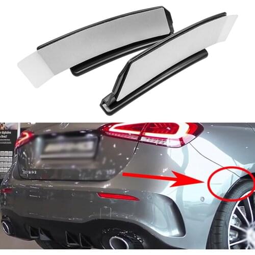 For Benz A Class W177 Hatchback AMG A180 A200 A250 A35 2019+ Car Rear Bumper Cover Trim Fender Flare Extension Wheel Eyebrow Lip