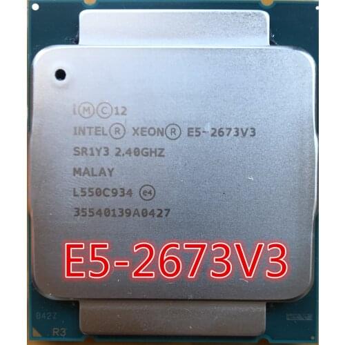 E5 2673 V3 2011 12 cores 24 threads E5-2673V3 2.4G 2011 2673V3