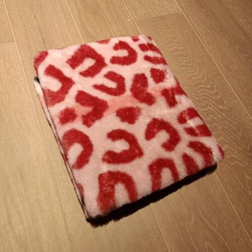 Hot sale Rug Cow Leopard Tiger Printed Cowhide faux skin leather NonSlip Antiskid Mat Animal print Carpet