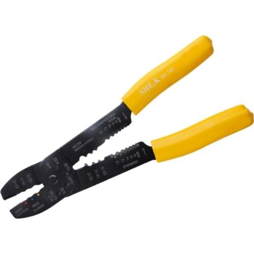Wire Stripper AWG 8-20 Wire Cutter Cable Stripper Terminal Crimping Pliers Electrician Multitool Hand Tools