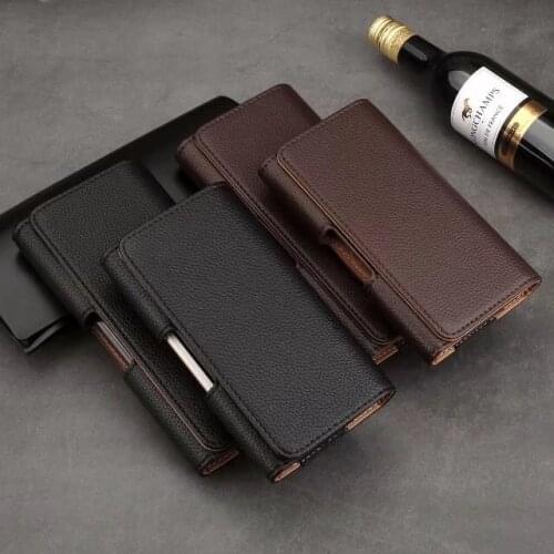 Holster Belt Clip Leather Mobile Phone Case Pouch For Asus Zenfone 6 ZS630KL 6Z Zenfone 3 Zoom ZE553KL/3 ZE520KL/3 Max ZC553KL