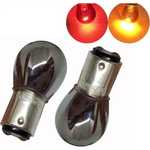 2pcs 1157 BAY15D P21/5W BAZ15D P21/4W Car Brake Lights halogen Lamp Bulb for Car Brake Stop Back Up Lights Turn Signal Lamp 12V