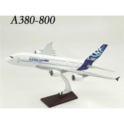 Airplane Model A380-800 Original Model Simulation Airliner Gift Decoration Resin Airplane 45 Cm Static Display Adult Collection