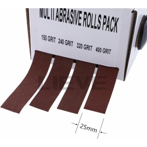 Multi Abrasive Rolls Pack Abrasive Paper Sandpaper carpentry sanding sandpaper Metal glass carpentry sanding sandpaper