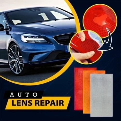 Auto Lens Repair KitMulti-Pack 3 piece set Car Auto Lens Repair Kit DIY Grid Pattern Car Headlights Taillight Repair Tool Set Ca