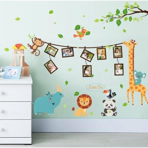 Jungle Wildlife Giraffe Wall Decal Vinyl Craft Decal Sticker Kids Nursery Room Bedroom Decoration