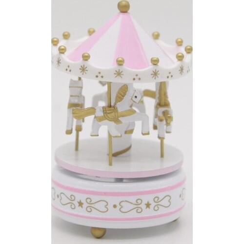 Ground stall source goods hand painted ornamented cake baking decoration gift merry go round music box eight tone box wholesale