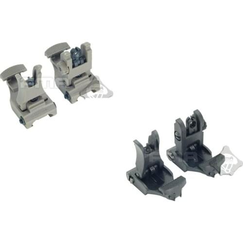 Polymer Folding 71L Set Arms Front & Rear Flip-Up Back-Up Tactical Sites Sights
