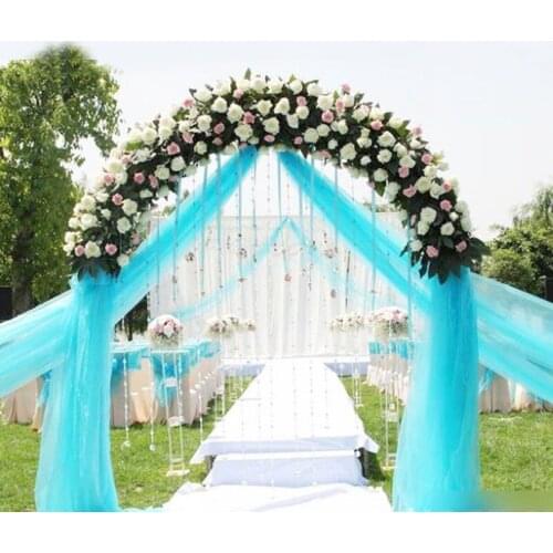 72CM x 10M Organza tulle roll Fabric Sheer tutu Skirt Wedding Gift Bow Craft Wedding Home Party Garden Decor Party Supply 8Z