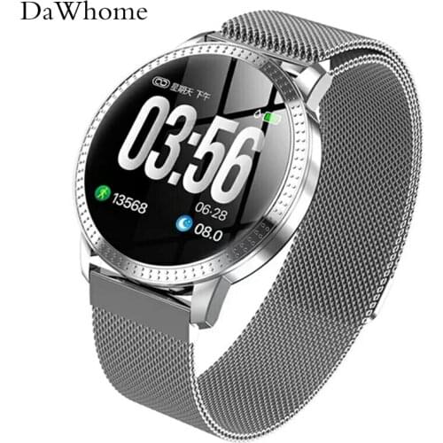 CF18 Smart Watch Hand Ring Motometer Step Heart Rate Blood Pressure Sleep Monitoring Information Reminds Color Screen Gift Watch