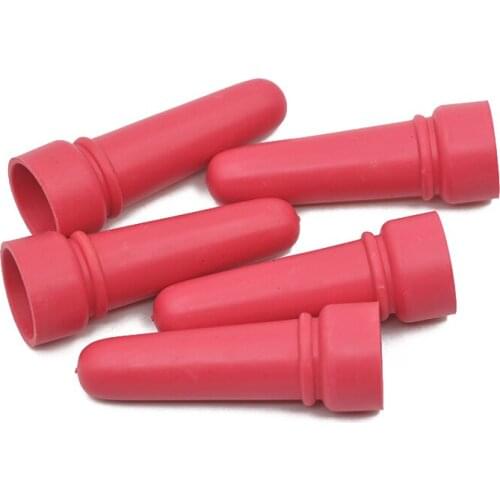 2PCS Cattle Sheep Nipple Drinker Pacifier Calf Feeding Milk Bottle Nipple Red Calf Nipple Drinker Livestock Feeding Tools