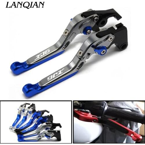 Universal lever brake clutch For YAMAHA XJ6 DIVERSION Motorcycle Accessories Folding Extendable Brake Clutch Levers Logo XJ 6
