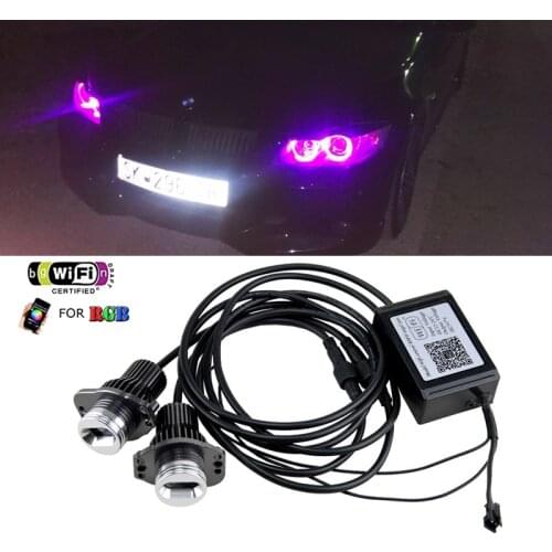 WIFI RGB E90 E91 Led Marker Angel Eyes For Bmw 3 Series E90 E91 2005-2008 Sedan/Wagon Pre-LCI