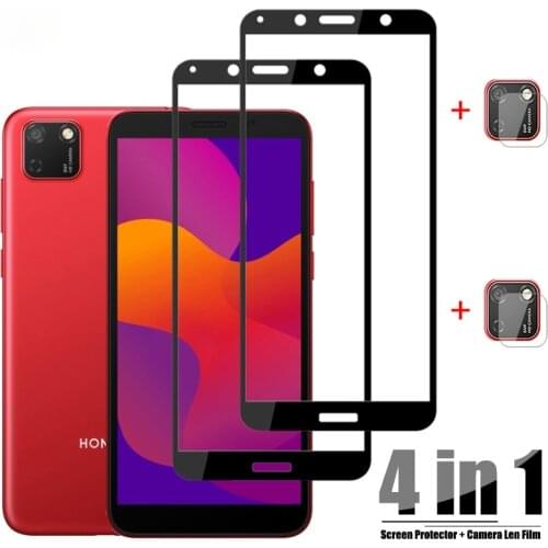 Screen Protective Glass For Huawei Y5p Y6p Y7p Y8p Camera Protector For Huawei Y6s Y8s On Honor 9a 9c 9s Tempered Glas Lens Film