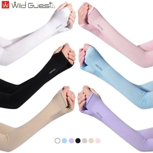 1pair sun protection arm cover bicycle sleeve fishing anti ultraviolet SLEEVE arm cover outdoor driving arm cover