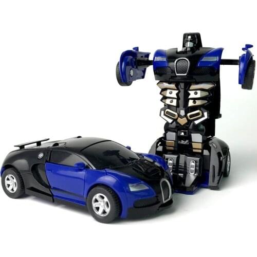 4 Color Mini Transformer Car Transformation Robots Racing Car Model Toy Gift for Children Boy