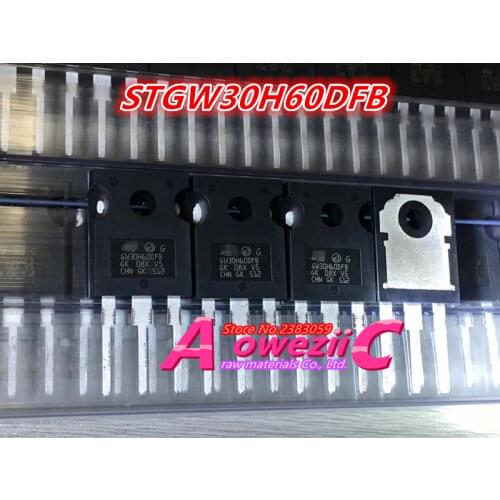Aoweziic 100% new imported original STGW30H60DFB G30H60DFB TO-247 Channel grid IGBT 600V 30A