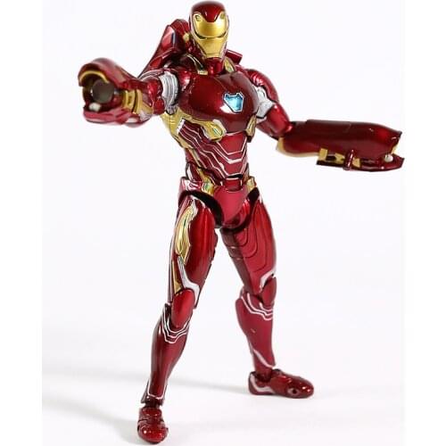 Avengers Endgame Iron Man MK50 Nano Weapon Set PVC Action Figure Collectible Model Toy 2 Styles