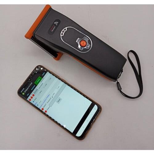 FONKAN Portable Scanning Tag UHF RFID Bluetooth reader ISO-18000-6C 2-3M Handheld Bluetooth Reader JAVA ,C++ microchip scanner
