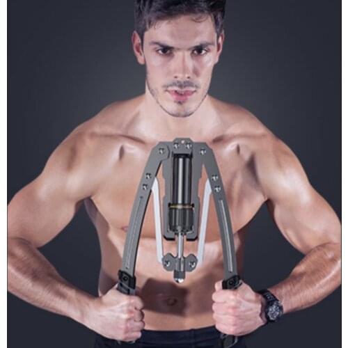 Hydraulic arms strength device double thickened carbon steel fitness equipment adjustable household chest muscles training grip
