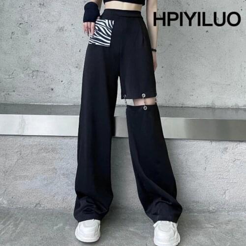 Женские прямые брюки HPIYILUO China At AliExpress