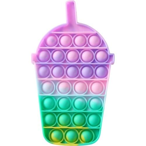 Fidget Toys Milk Tea Cup Game for Adult Kid Bubble Fidget Sensory Toy Autism Special Needs Stress Reliever Figet Speelgoed