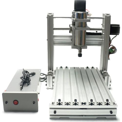 China 4aixs DIY mini cnc metal milling machine 3020 woodworking