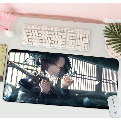 MRGLZY Best Seller Mouse Pads Gamer Accessories Mousepad Anime Mousepad Demon Slayer Kochou Shinobu gaming accessories