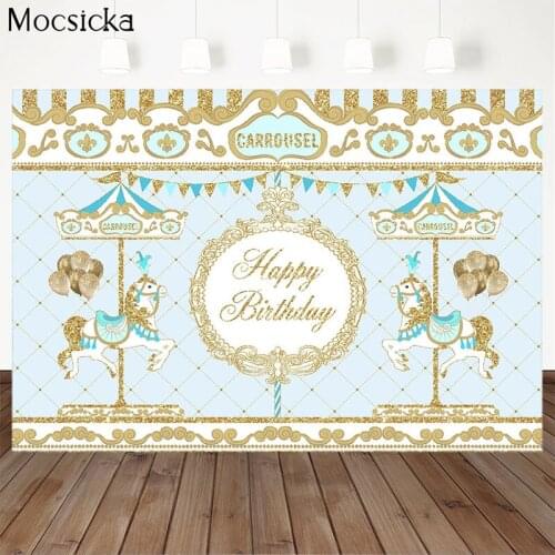 Mocsicka Circus Photography Background Amusement Park Background Newborn Portrait Circus Theme Birthday Party Childrens Studio