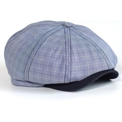 Newsboy Cap Mens Twill Cotton Hat Womens Baker Boy Caps Retro Big Headpiece Large Hats Cabbie Apple Beret