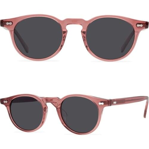 New sunglasses mens TAC Polarized Sunglasses full frame fashion European and American rivet Sunglasses