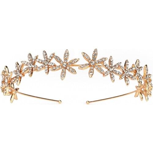 6 pointed Star Headbands Alloy Simple Fashion Innovative Bridal Hair Hoop Wedding Hair Accessories Ornaments for Women TT@88