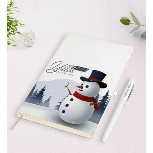 Personalized Is Christmas Happy birthday White Notebook and Pen Gift Seti-19 Reliable Quality Cost Effective Moment Souvenir