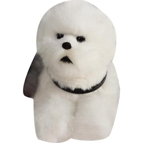 Lovely Simulation Stuffed Teddy Dog Design Plush Toy Sofa Cushion Pillow Home Decor Display Mold Kids Birthday Gift