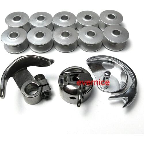 Shuttle Driver+Shuttle Hook+Bobbin Case+10 Bobbins For Juki Lk-1850 Bartacking Machine