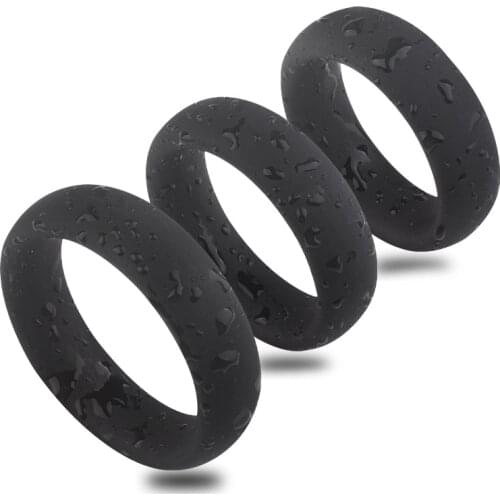 Silicone Big Penis Ring Scrotum Semen Lock Ring Sex Toys for Men Sex Delayed Ejaculation Chastity Adult Sex Products Cock Rings