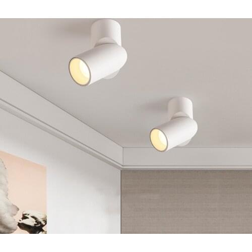 Zerouno led spotlights cob chip angle rotate indoor living room bedroom porch spot lights 90-260v home daily led lights lighting