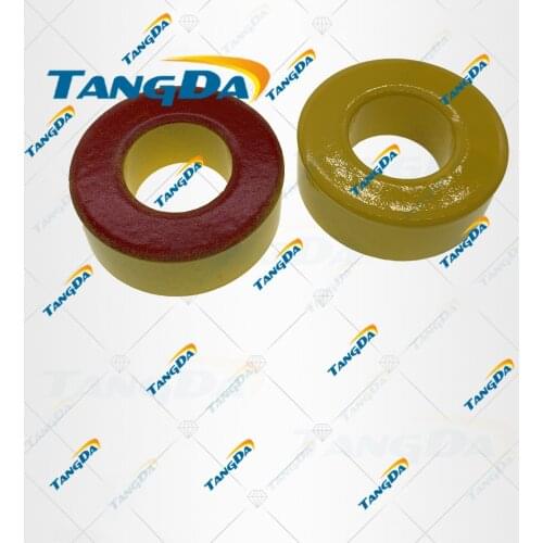Tangda Iron powder cores T184-8 OD*ID*HT 47*24*18.5 mm 72nH/N2 35uo Iron dust core Ferrite Toroid Core toroidal T184 8 AG