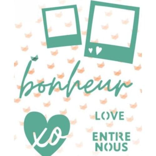 French metal die cutting dies scrapbooking embossing folder suit for sizzix fustella big shot cutting cutting machine B0902