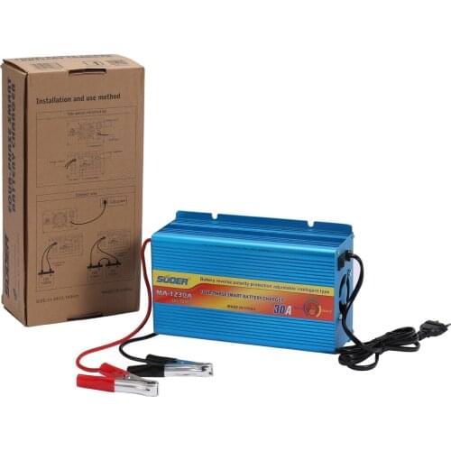 MA-1230A Solar Car Battery Charger for output 12V/30A, Input AC220V , Charger battery for 12A, 600AH battery