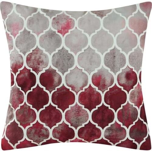 1Pcs Velvet Cushion Cover For Sofa Living Room Car Seat 45*45cm Decorative Pillows Case Nordic Honeycomb Pillowcase Home Decor