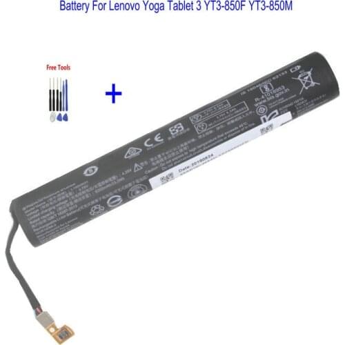 1x 6200mAh L15D2K31 L15C2K31 Tablet Battery For Lenovo YOGA 3-850M Yt3-850F YT3-850 YT3-850M YT3-850L + Repair Tools kit