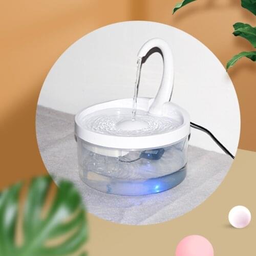 Intelligent Cat Drinking Water Fountain Automatic Circulating Water Dispenser Silent Water Filtration with Night Vision 97QD
