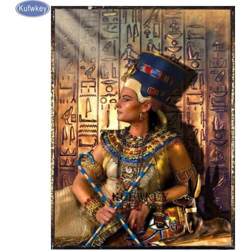 Diy 5d full square Diamond painting nefertiti woman painting diamond Cross Stitch Mosaic,Diy Diamond Embroidery beads,stickers