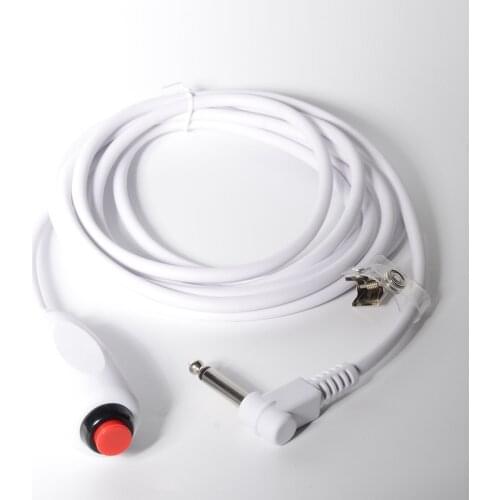 Nurse Call Button mono 6.35mm cable 3m Push Button Cord Cable Nurse Station Universal Replacement Call Cord with Bed Sheet Clip
