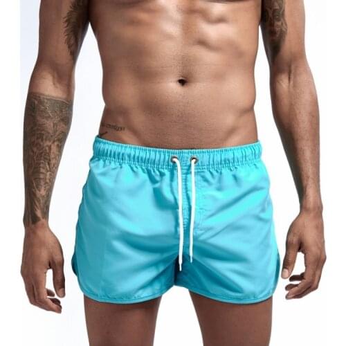 Men Casual Shorts Quick Dry Swimwear Summer Beach Swimming Surfing Shorts Swimsuits Sunga Masculina Sports Loose Pants Plus Size