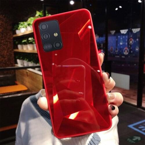 Mi Poco X3 Pro Soft PC+Silicone Case for Xiaomi Mi Note 10 Lite Note 10 Pro Diamond Mirror Cover Xiaomi Mi Poco X3 NFC M3 Bumper