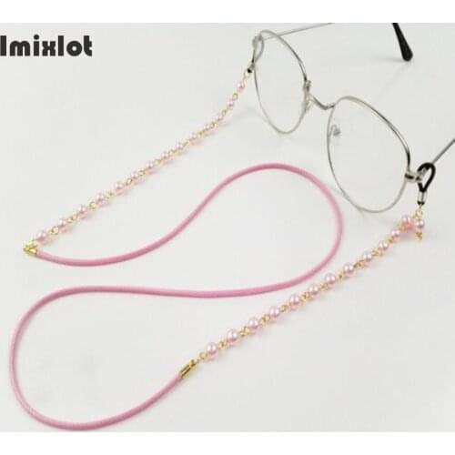 NEW Fashion Wax Glasses Rope Antislip Eyewear Accessories Sunglasses Reading Beaded Glasses Chain Cord Holder Lanyard Necklace