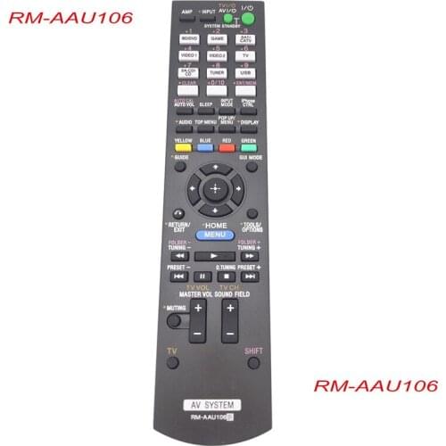 New Remote Control RM-AAU106 For SONY STR-DH730 STR-DH830 Audio Player Receiver