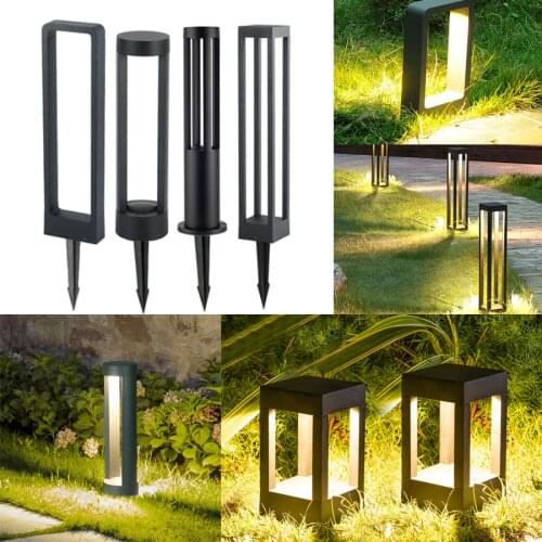 60CM LED Ground Insert Lawn Lamp Modern Aluminum Waterproof Outdoor Garden Pillar Light Villa Patio Pathway Lawn Bollards Lamp